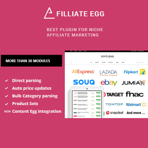 Affiliate Egg – Niş Affiliate Marketing WordPress Eklentisi