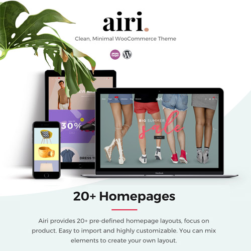 Airi – Temiz, Minimal WooCommerce Teması