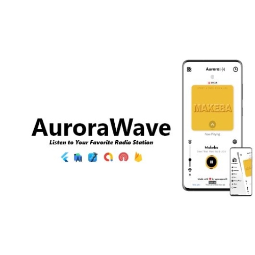 AuroraWave – Tek İstasyon Radyo Uygulaması | ADMOB, TEK SİNYAL, YANGIN ÜSTÜ