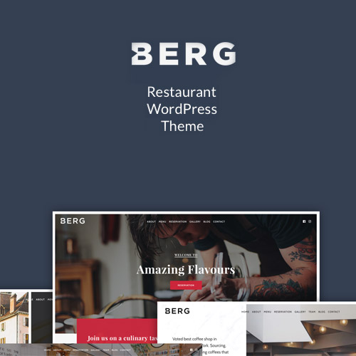 BERG – Restoran WordPress Teması
