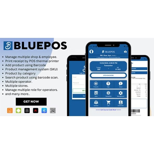 BLUEPOS – Yönetici Arka Uç API'si ile Android Mobil Satış Noktası (POS)