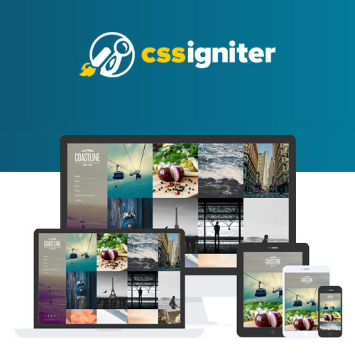 CSS Igniter Sahil Şeridi WordPress Teması