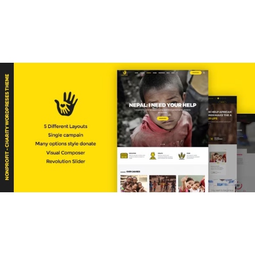 CharityHeart – Duyarlı Charity WordPress Teması