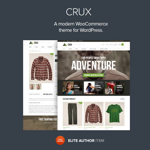 Crux – Modern ve hafif bir WooCommerce teması