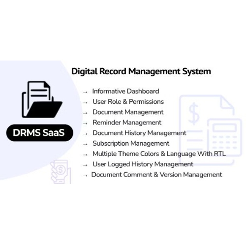 DRMS SaaS – Dijital Kayıt Yönetim Sistemi