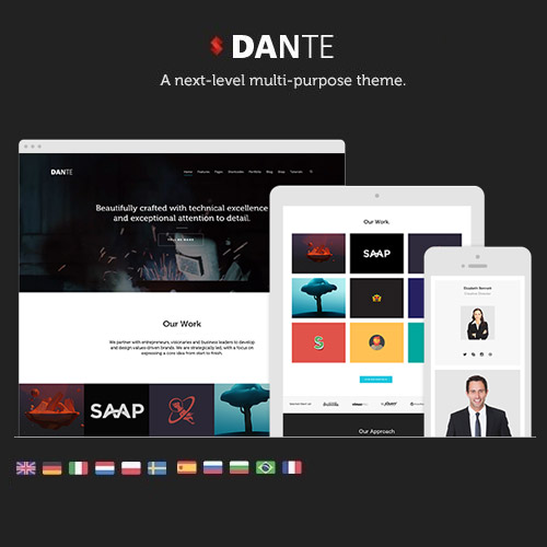 Dante – Duyarlı Çok Amaçlı WordPress Teması