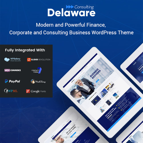 Delaware – Danışmanlık ve Finans WordPress Teması