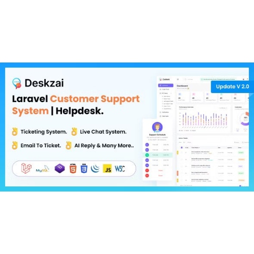 Deskzai – Müşteri Destek Sistemi | Yardım Masası | Destek Bileti.