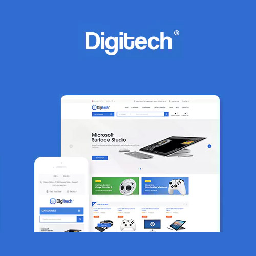 Digitech – WooCommerce WordPress için Teknoloji Teması