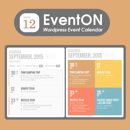 EventOn – WordPress Etkinlik Takvimi Eklentisi