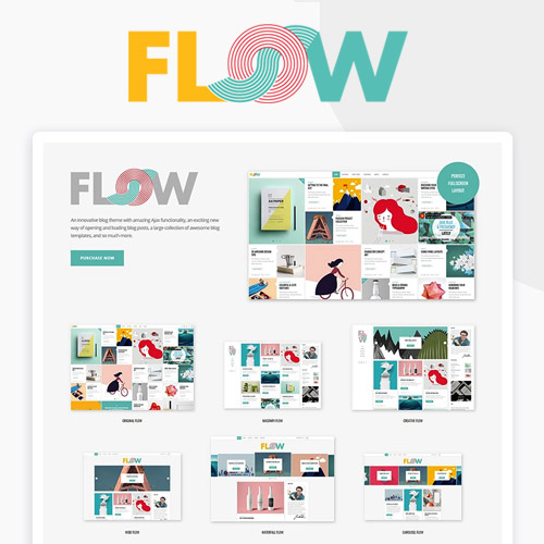 Flow – Taze ve Yaratıcı Bir Blog Teması