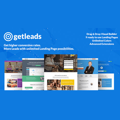Getleads Yüksek Performanslı Açılış Sayfası WordPress Teması