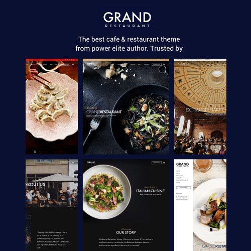 Grand Restaurant Cafe WordPress Teması