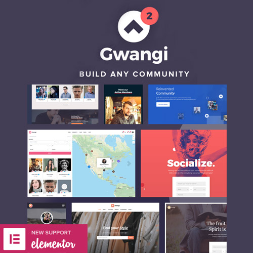 Gwangi – PRO Çok Amaçlı Üyelik, Sosyal Ağ ve BuddyPress Topluluk Teması