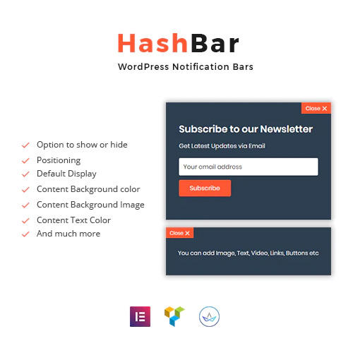 HashBar Pro – WordPress Bildirim Çubuğu
