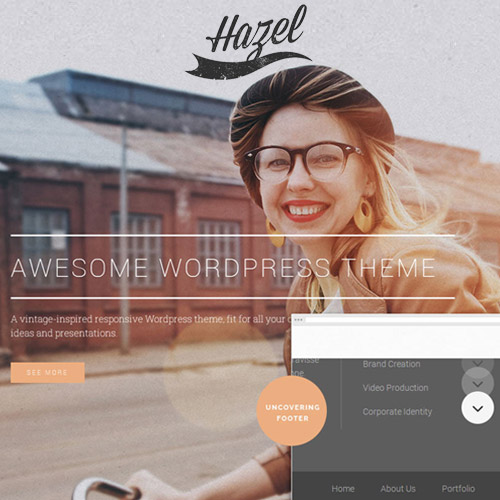 Hazel – Çok Konseptli Yaratıcı WordPress Teması