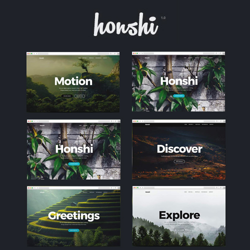 Honshi – WordPress Basit Portföy Teması