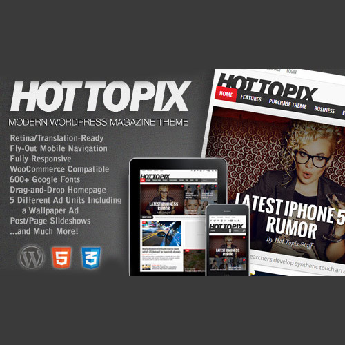 Hot Topix – Modern WordPress Dergi Teması