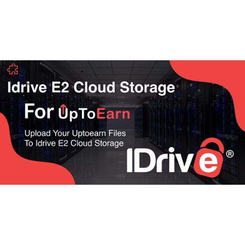 UpToEarn için Idrive E2 Bulut Nesne Depolama Eklentisi