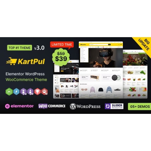 KartPul WP – Elementor Çok Amaçlı WooCommerce Teması