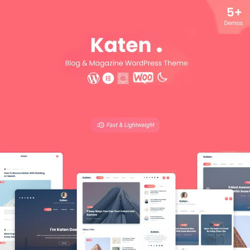 Katen – Blog ve Dergi WordPress Teması