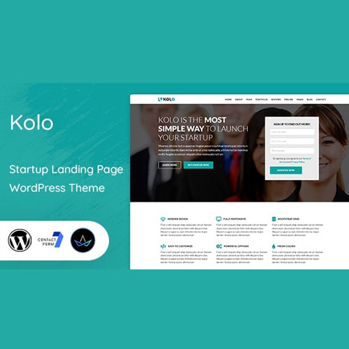 Kolo – Başlangıç ​​Açılış Sayfası WordPress Teması