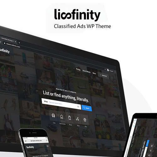 Lisfinity – Seri İlanlar WordPress Teması