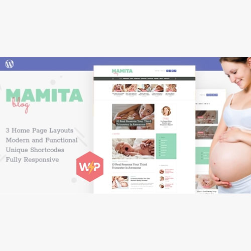Mamita | Hamilelik ve Doğum Cinique Blog WordPress Teması