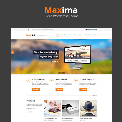 Maxima – Retina Hazır WordPress Teması