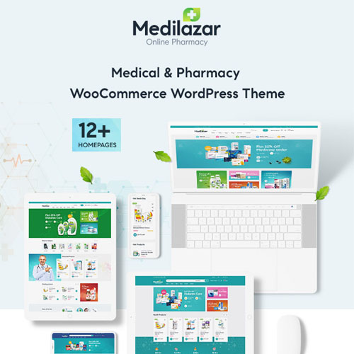 Medilazar – Eczane Tıbbi WooCommerce WordPress Teması