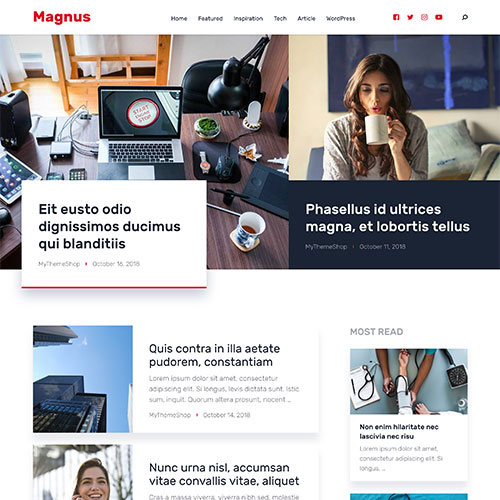 MyThemeShop Magnus WordPress Teması