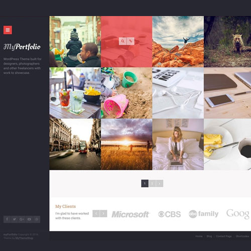 MyThemeShop MyPortfolio WordPress Teması