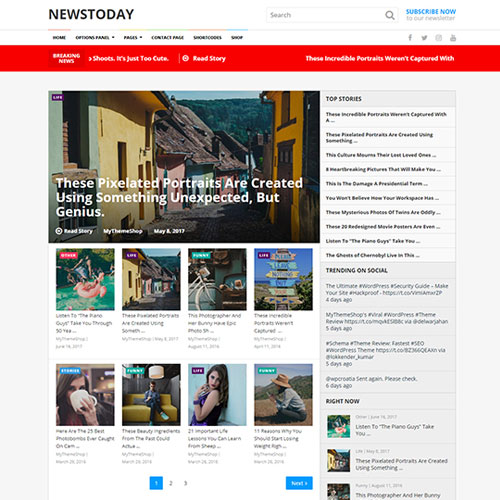 MyThemeShop NewsToday WordPress Teması