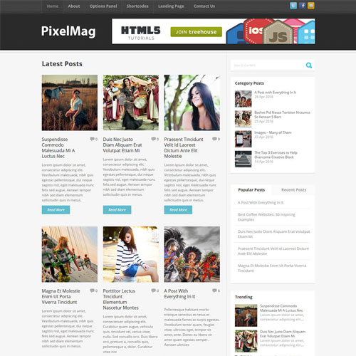 MyThemeShop Pixelmag WordPress Teması