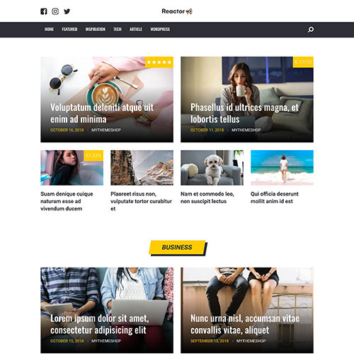 MyThemeShop Reaktör WordPress Teması