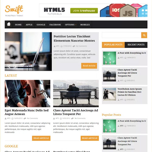 MyThemeShop Swift WordPress Teması