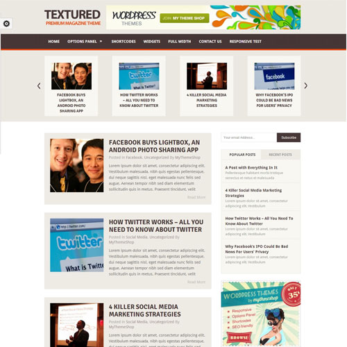 MyThemeShop Dokulu WordPress Teması