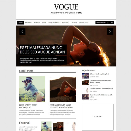 MyThemeShop Vogue WordPress Teması