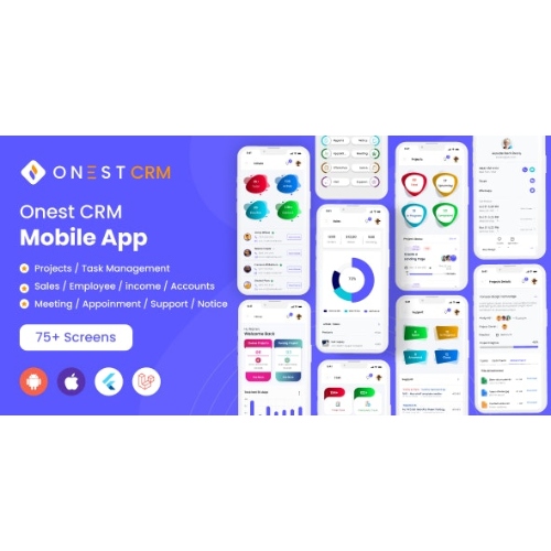 Onest CRM – Çoklu Platform CRM Mobil Uygulaması
