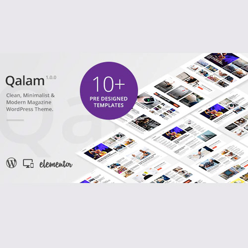Qalam – Gazete ve Dergi WordPress Teması