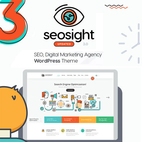 Seosight – SEO, Dijital Pazarlama Ajansı Shop ile WP Teması