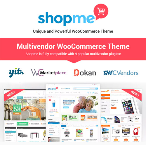 ShopMe – Çok Satıcılı Woocommerce WordPress Teması