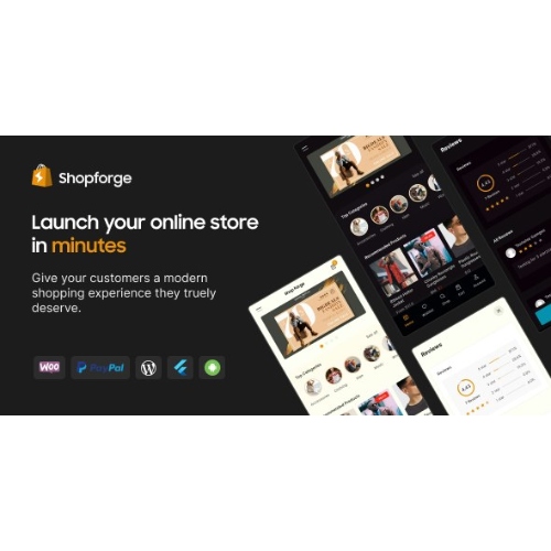 Shopforge – WooCommerce Mobil Uygulamaları (Android ve iOS)