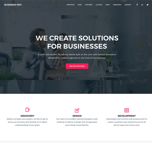 StudioPress Business Pro Genesis WordPress Teması