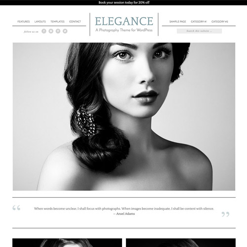 StudioPress Elegance Pro Genesis WordPress Teması