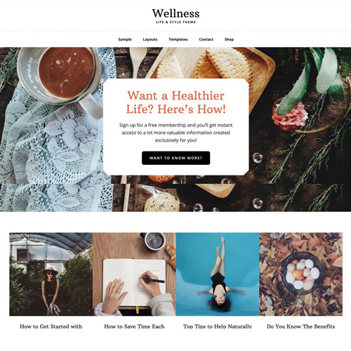StudioPress Wellness Pro Genesis WordPress Teması