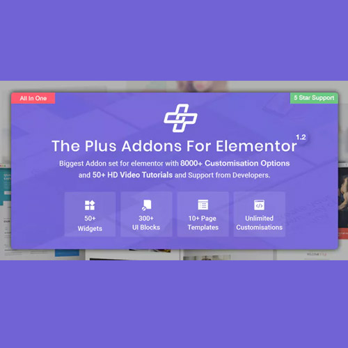 The Plus – Elementor Sayfa Oluşturucu WordPress Eklentisi Eklentisi