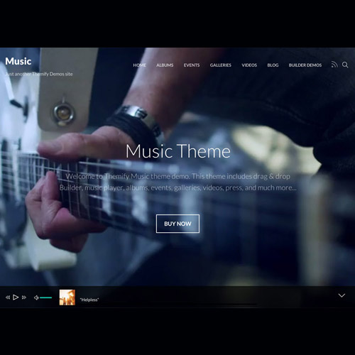 Themify Müzik WordPress Teması