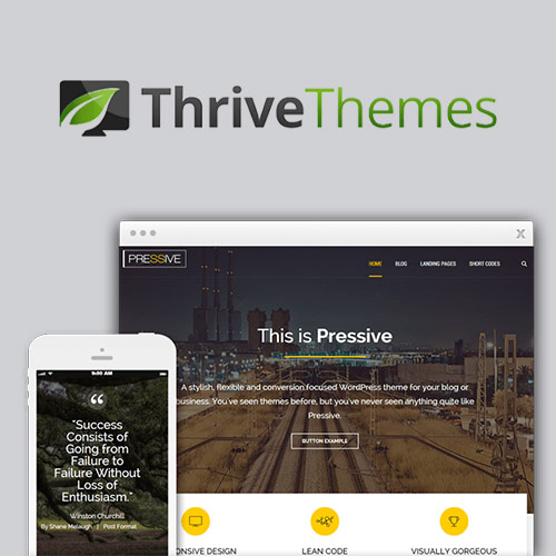 Thrive Temaları Presif WordPress Teması