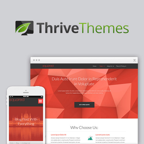 Thrive Temaları Kare WordPress Teması